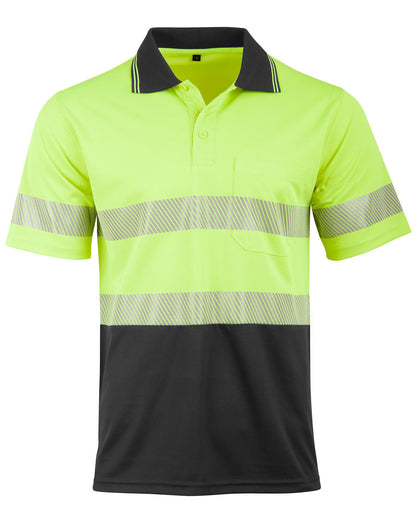 Winning Spirit Unisex Cooldry Segmented Ss Polo (SW85)