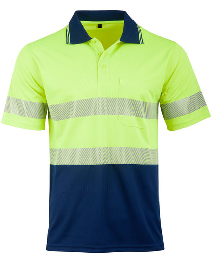 Winning Spirit Unisex Cooldry Segmented Ss Polo (SW85)