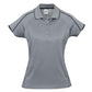 Biz Collection-Biz Collection Ladies Blade Polo-Silver Grey / Black / 6-Uniform Wholesalers - 6