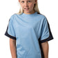 Be Seen-Be Seen Kids Short Sleeve T-shirt-Sky-Navy-White / 6-Uniform Wholesalers - 12