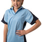 Be Seen-Be Seen Kids Polo Shirt With Striped Collar 4th(14 Color )-Sky-Navy-White / 6-Uniform Wholesalers - 13