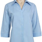 Biz Collection-Biz Collection Ladies Metro Shirt 3/4 Sleeve-Sky / 6-Corporate Apparel Online - 4