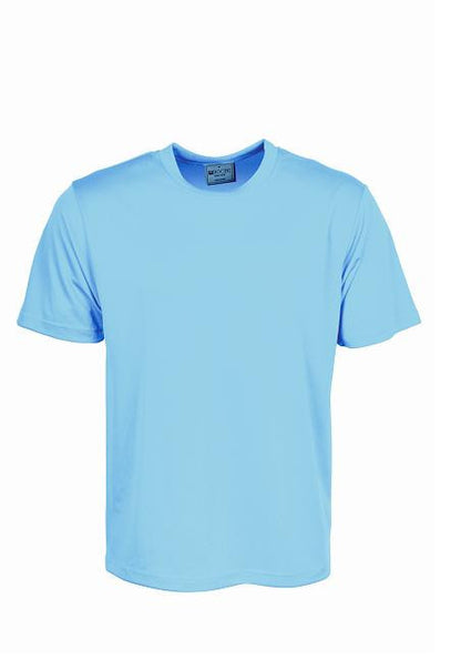Bocini Adults Plain Breezeway Micromesh Tee Shirt 2nd -(CT1207)