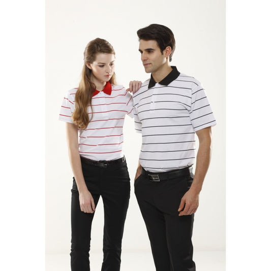 Grace Collection Men's Stripes Polo(ST1021)