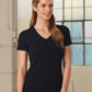Winning Spirit Ladies' V-Neck Short SleeveTee-(TS04A)