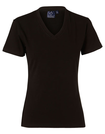 Winning Spirit Ladies' V-Neck Short SleeveTee-(TS04A)