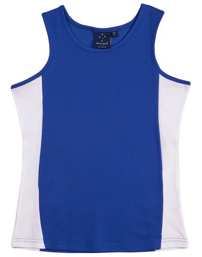 Winning Spirit Ladies' Teammate TrueDry Contrast Singlet (TS17)