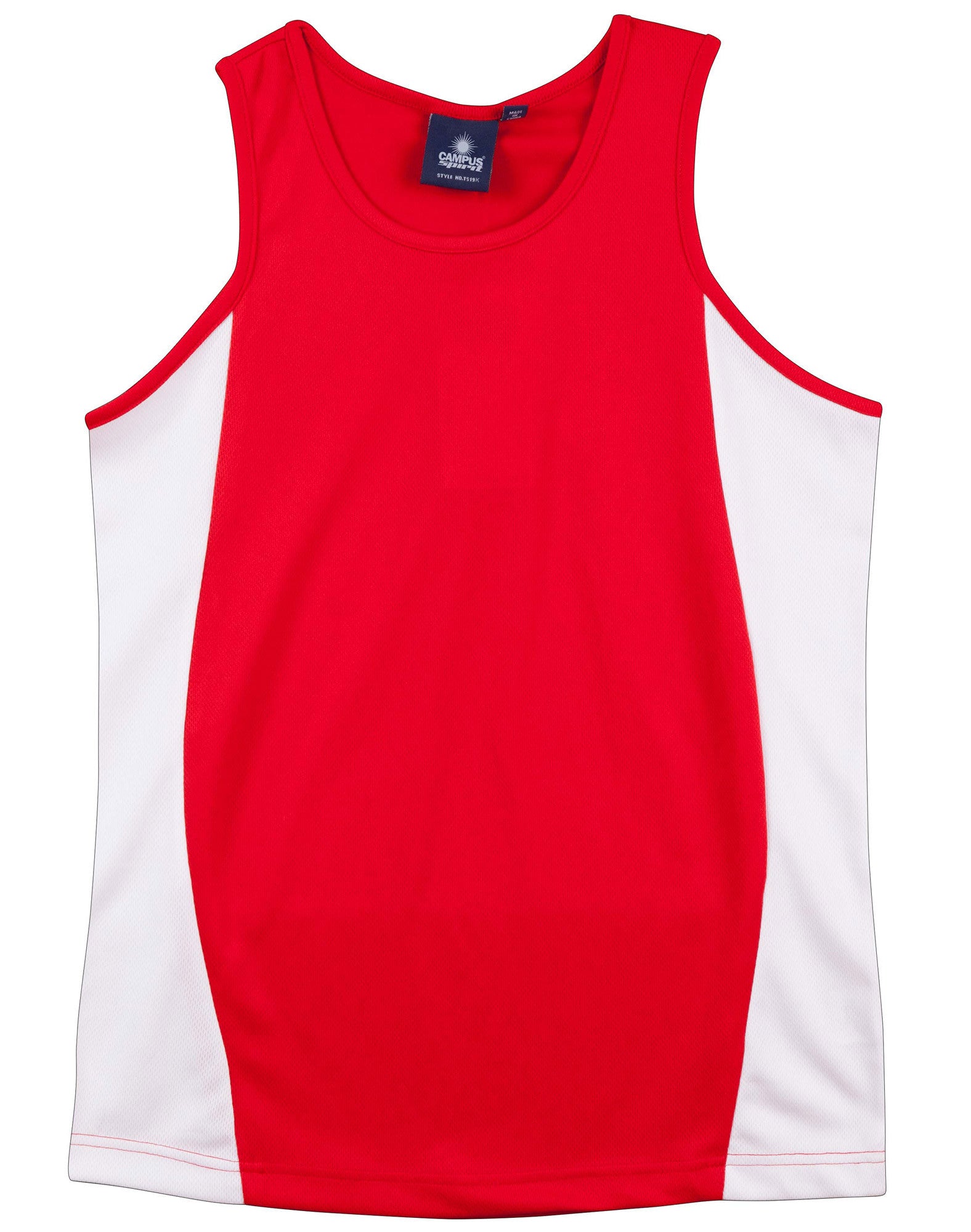 Winning Spirit Kids Teammate TrueDry Contrast Singlet (TS19K)