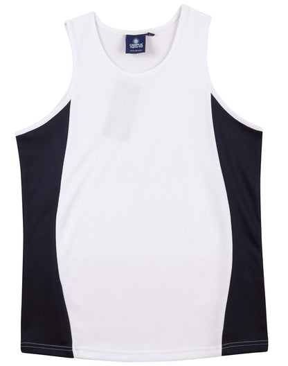 Winning Spirit Kids Teammate TrueDry Contrast Singlet (TS19K)