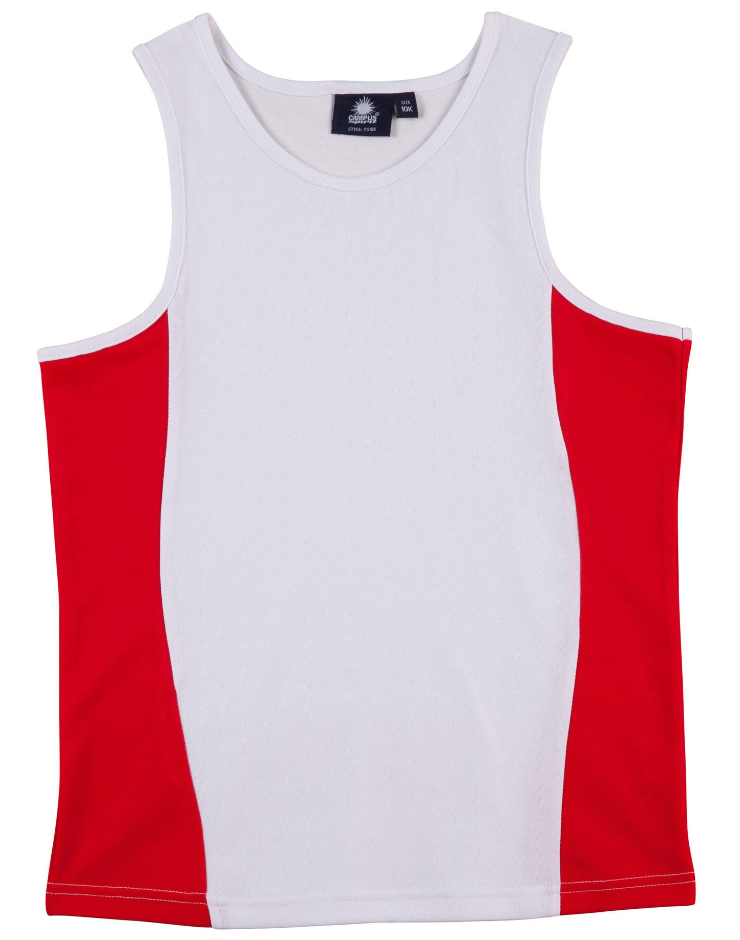 Winning Spirit Kids Teammate TrueDry Contrast Singlet (TS19K)