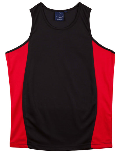 Winning Spirit Men's Contrast CoolDry® Mesh Singlet (TS19)