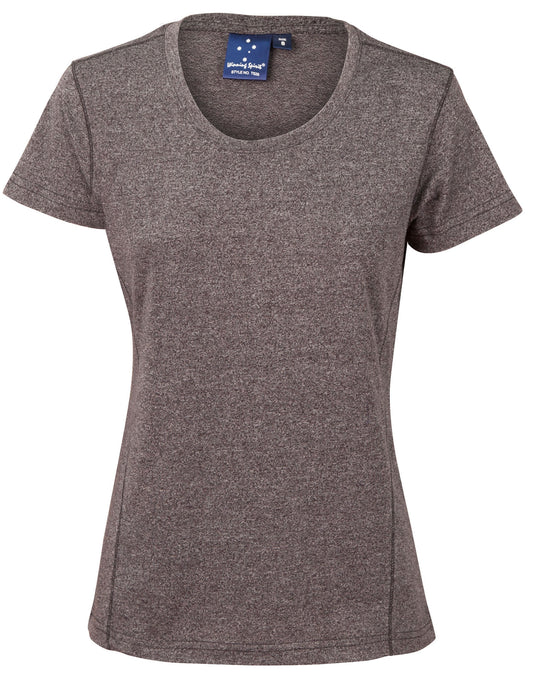 Winning Spirit High Performance Heather Tee Ladies-(TS28)