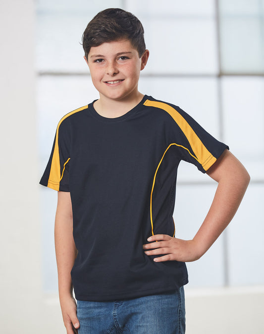 Winning Spirit Kids' TrueDry Short Sleeve Fashion Tee Shirt-(TS53K)