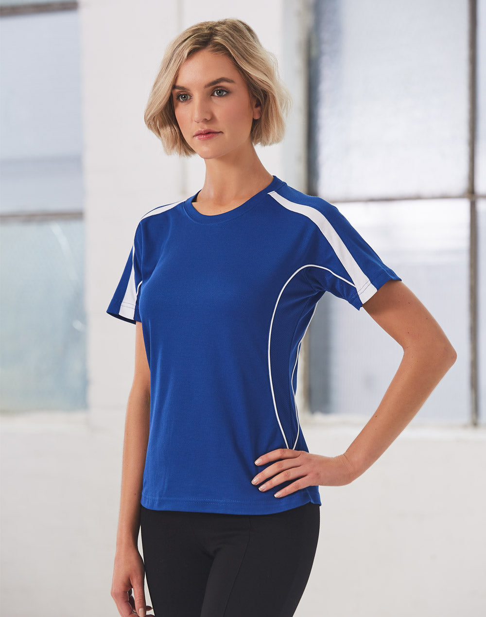 Winning Spirit Ladies' Truedry Short Sleeve Fashion Tee Shirt (TS54) 2nd color