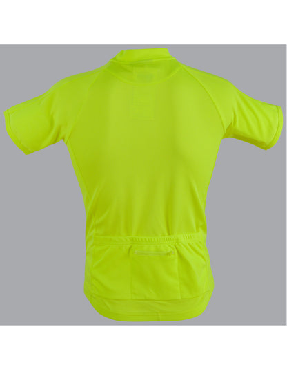 Winning Spirit Unisex Cycling Top CoolDry Mesh Contrast Piping Polo (TS89)