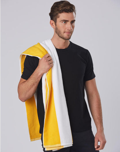 Winning Spirit Striped Beach Towel (TW07)