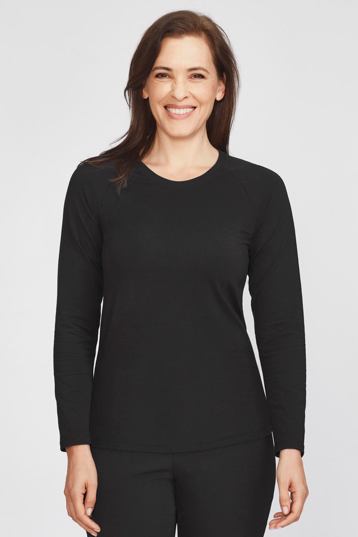 Biz Care Performance Womens Cotton Long Sleeve Tee (CT247LL)