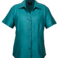 Biz Collection-Biz Collection Ladies Plain Oasis Shirt-S/S-Teal / 6-Uniform Wholesalers - 9