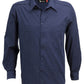 identitee-Identitee Mens Murray L/S Shirt-Navy / S-Uniform Wholesalers - 3