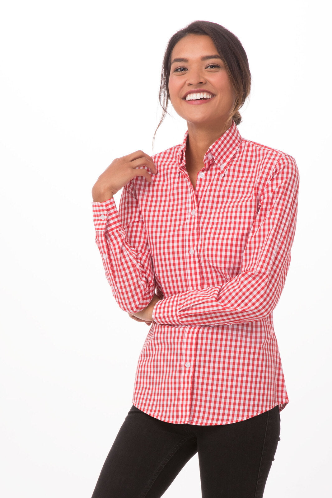 Gingham dress hotsell shirt