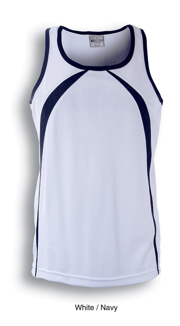 Bocini Men's Breezeway Singlet-(CT0758)