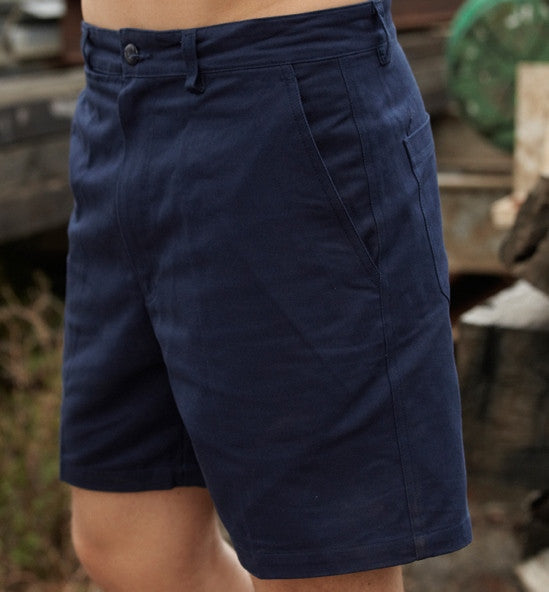 Bocini Cotton Drill Work Shorts-(WK614)