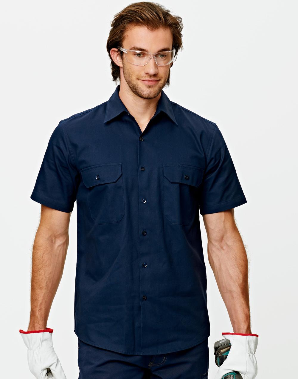 Winning-Spirit-Cotton-Drill-Short-Sleeve-Work-Shirt