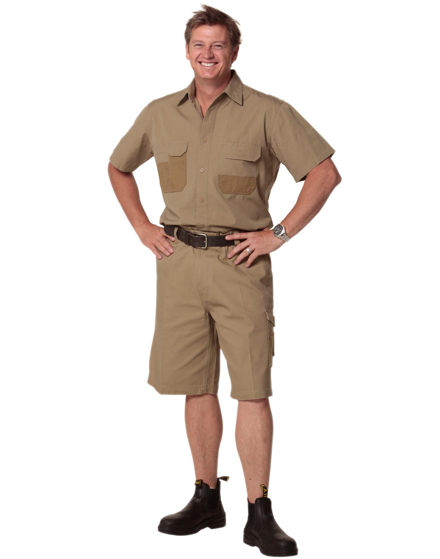 Winning Spirit Dura Wear Short Sleeve work Shirt-(WT05)