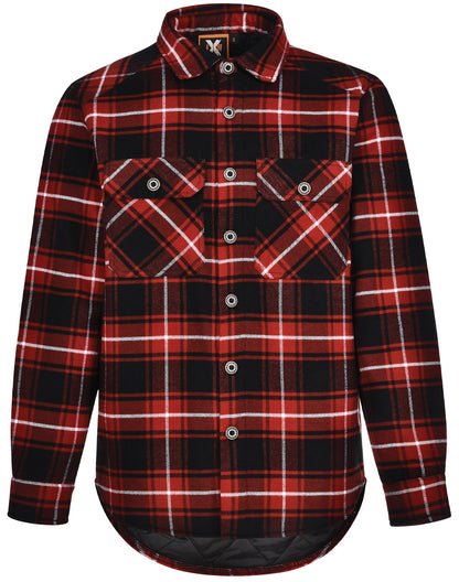 Winning Spirit Unisex Quilted Flannel Shirt-Style Jacket (WT07)