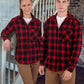 Winning Spirit Unisex Classic Flannel Plaid LS Shirt (WT11)