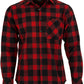 Winning Spirit Unisex Classic Flannel Plaid LS Shirt (WT11)