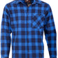 Winning Spirit Unisex Classic Flannel Plaid LS Shirt (WT11)