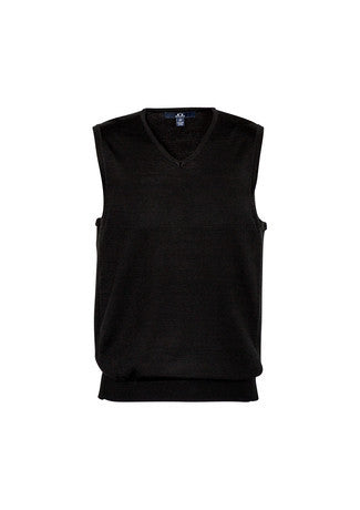 Biz Collection-Biz Collection Milano Mens Vest-XS / BLACK-Uniform Wholesalers - 2