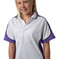 Be Seen-Be Seen Kids Polo Shirt With Striped Collar 5th( 12 White Color )-White-Purple-Black / 6-Uniform Wholesalers - 9