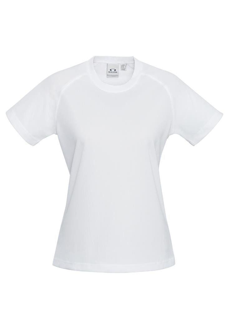 Biz Collection-Biz Collection Ladies Sprint Tee-White / 6-Corporate Apparel Online - 9