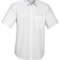 Biz Collection-Biz Collection Mens Base Short Sleeve Shirt-White / XS-Uniform Wholesalers - 4
