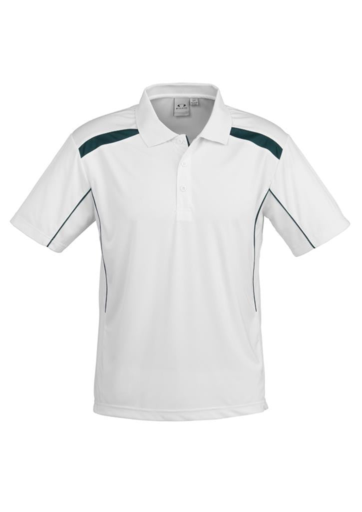 Biz Collection-Biz Collection Mens United Short Sleeve Polo 2nd  ( 10 Colour )-White / Forest / Small-Uniform Wholesalers - 7