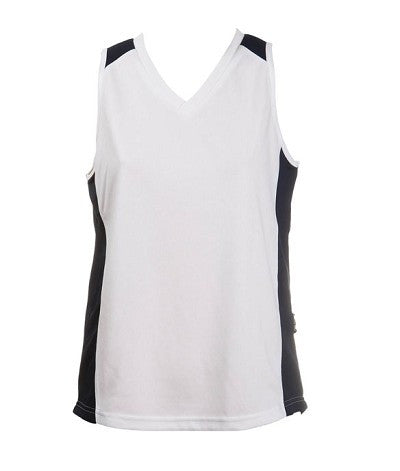 Australian Spirit-Aus Spirt Olympikool Ladies Singlet 2nd ( 9 Colour )-White / Navy / 8-Uniform Wholesalers - 10