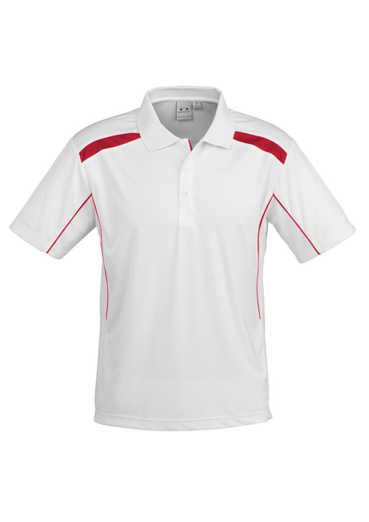 Biz Collection-Biz Collection Mens United Short Sleeve Polo 2nd  ( 10 Colour )-White / Red / Small-Uniform Wholesalers - 10