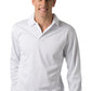 Be Seen-Be Seen Men's Plain Polo Shirt Long Sleeve-White / S-Uniform Wholesalers - 5
