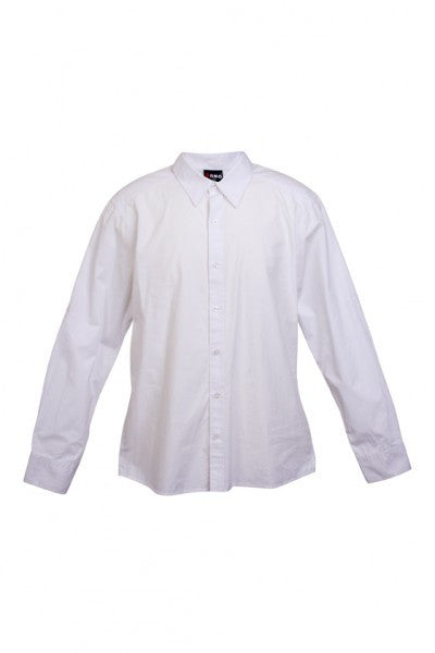 Ramo-Ramo Mens Long Sleeve Shirts-White / S-Uniform Wholesalers - 8
