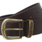 Hard Yakka-Hard Yakka Belt Leather Jean-Chocolate / 72-Uniform Wholesalers - 2