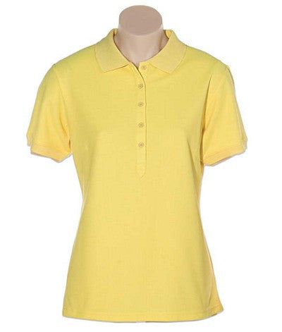 Australian Spirit-Aus Spirt Gelato Ladies Polo-Yellow / 8-Uniform Wholesalers - 11