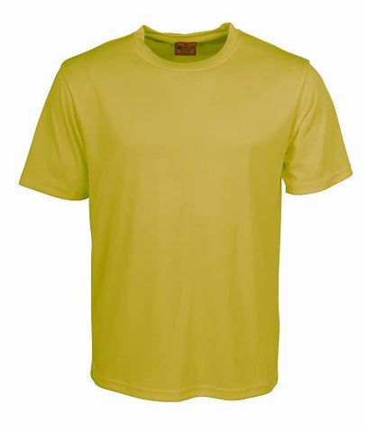 Bocini Kids Hi-Vis Plain Breezeway Micromesh Round Neck Tee-(ST1248)