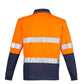 Syzmik Mens Hi Vis Spliced Polo - Long Sleeve Hoop Taped (ZH235)