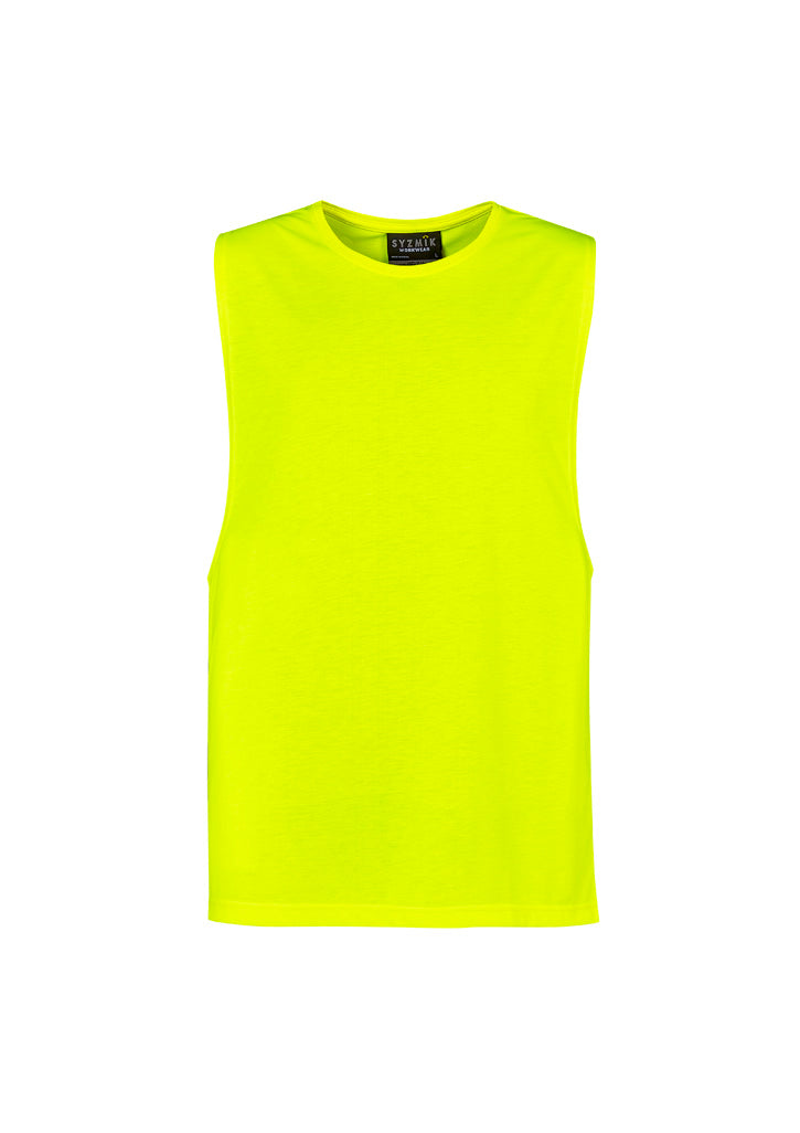 Syzmik Mens His Vis Sleeveless Tee (ZH297)