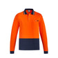 Syzmik Mens Hi Vis Cotton L/S Polo (ZH430)