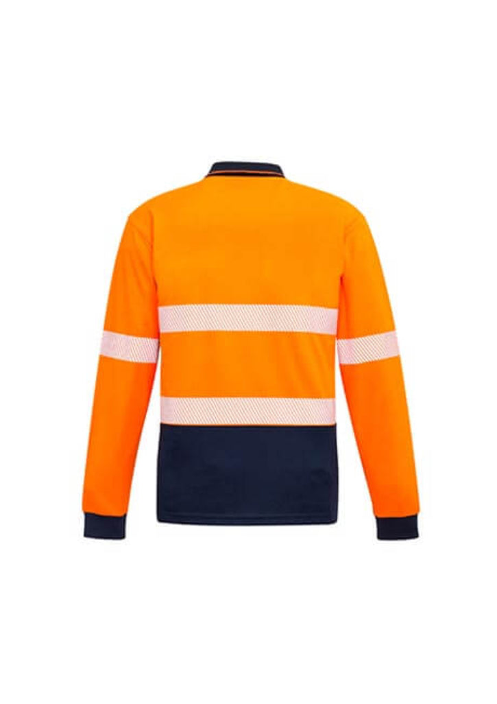 Syzmik Unisex Hi Vis Segmented L/S Polo - Hoop Taped  (ZH530)