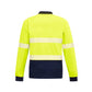 Syzmik Unisex Hi Vis Segmented L/S Polo - Hoop Taped  (ZH530)