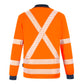 Syzmik Unisex Hi Vis Segmented X Back Nsw Rail Polo (ZH690)